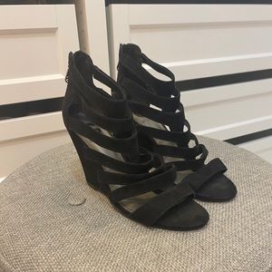 Black G by Guess wedges US size 7 1/2.